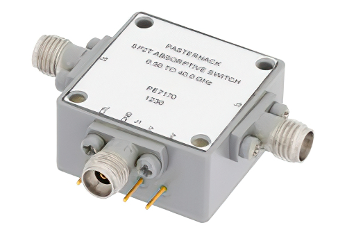 SPDT PIN Diode Switch Operating From 500 MHz to 40 GHz Up to +20 dBm and 2.92mm