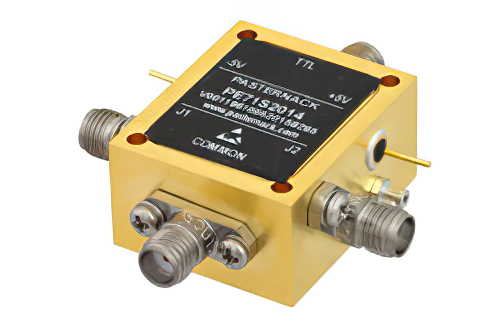SPDT PIN Diode Switch Operating From 70 MHz to 40 GHz Up to +27 dBm and Field Replaceable 2.92mm
