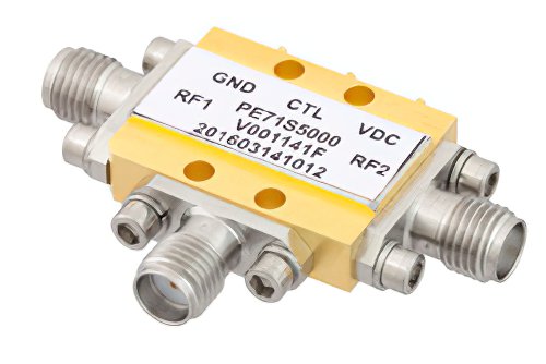 35 dB High Isolation SPDT PIN Diode Switch DC to 20 GHz, 4 dB Insertion Loss with SMA