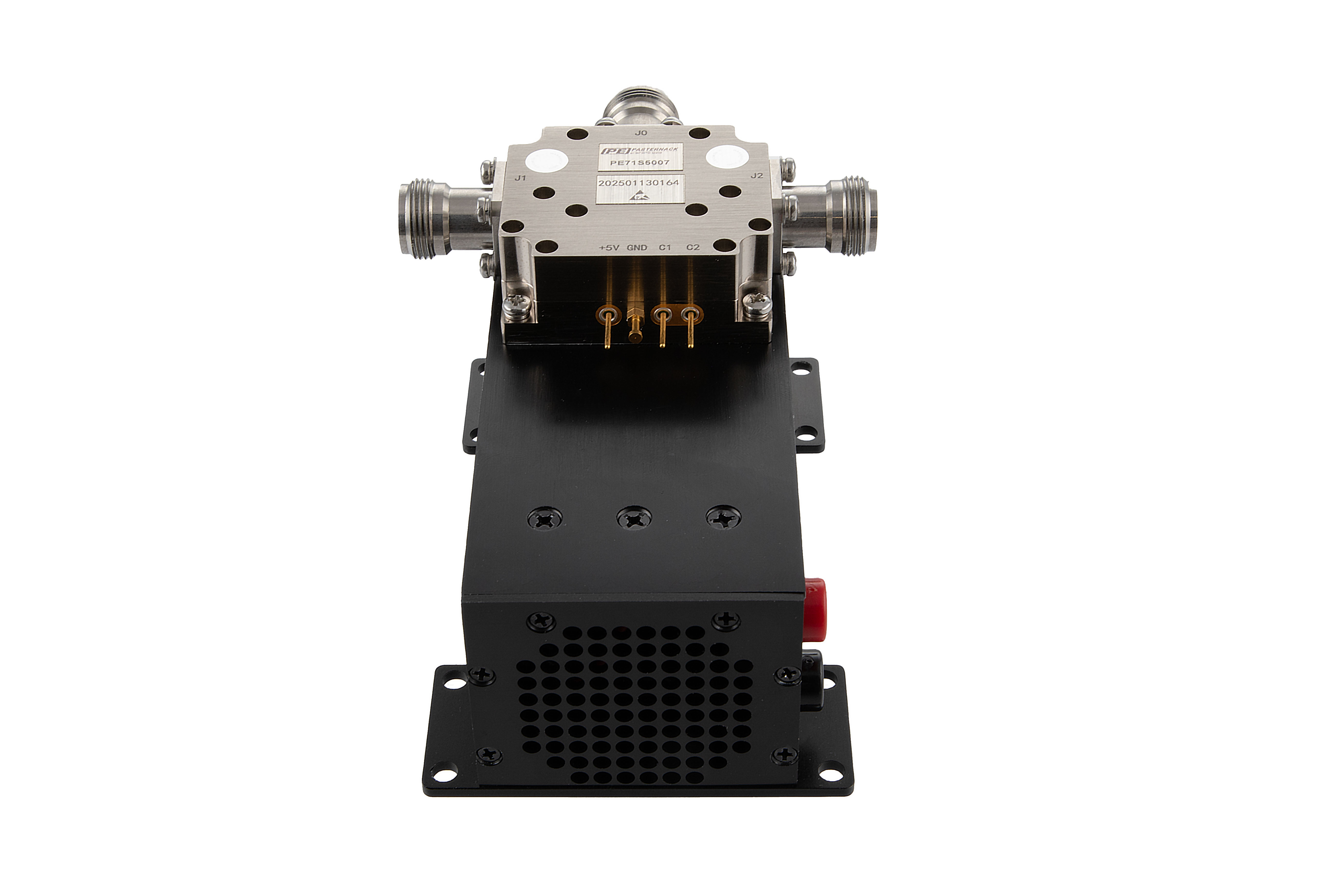 Reflective SPDT PIN Diode Switch Operating From 20 MHz to 500 MHz Up to 500 Watt Pulsed (+57 dBm) and Field Replaceable N-Type with Heatsink