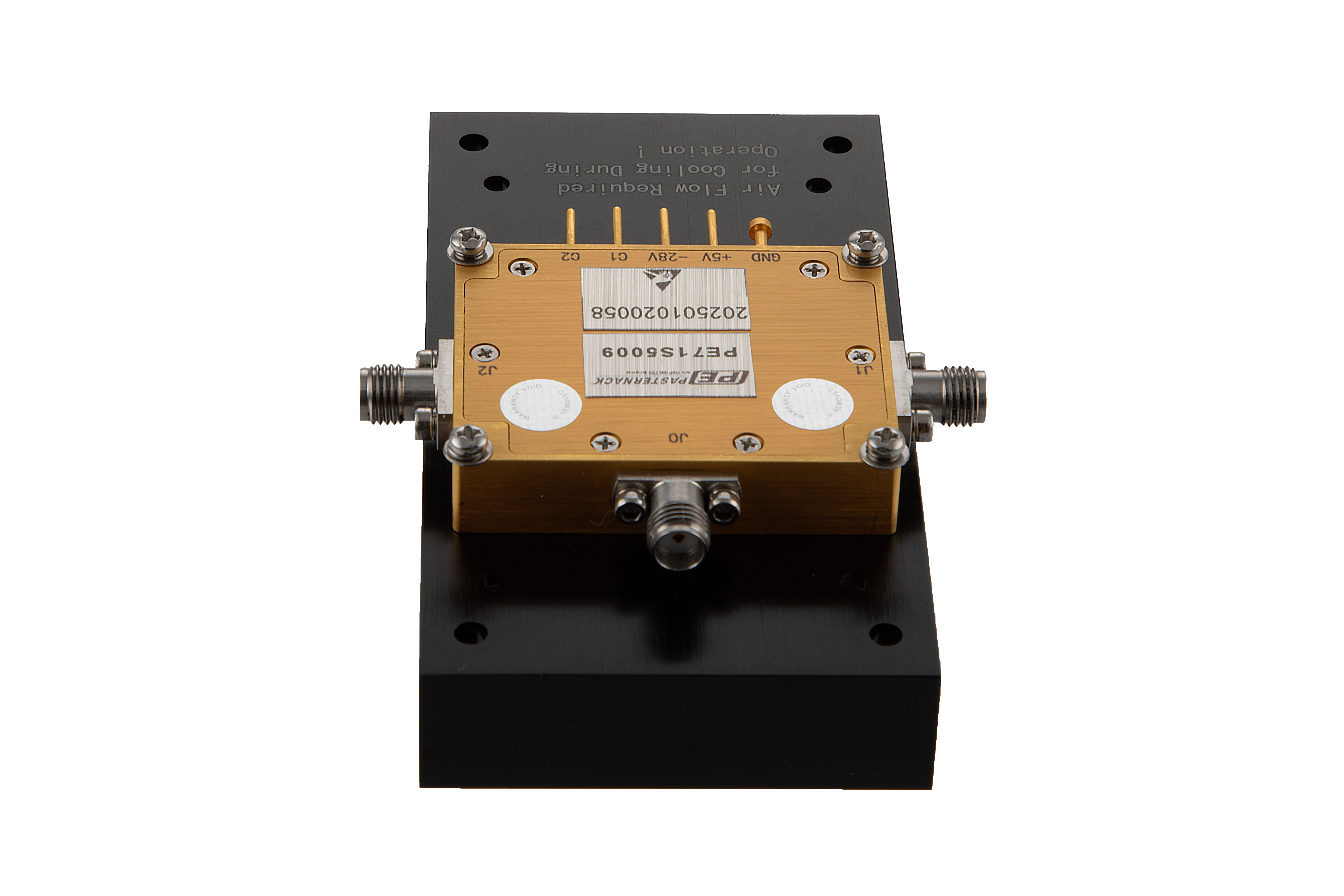 Reflective SPDT PIN Diode Switch Operating From 50 MHz to 700 MHz Up to 100 Watt (+50 dBm) and Field Replaceable SMA with Heatsink