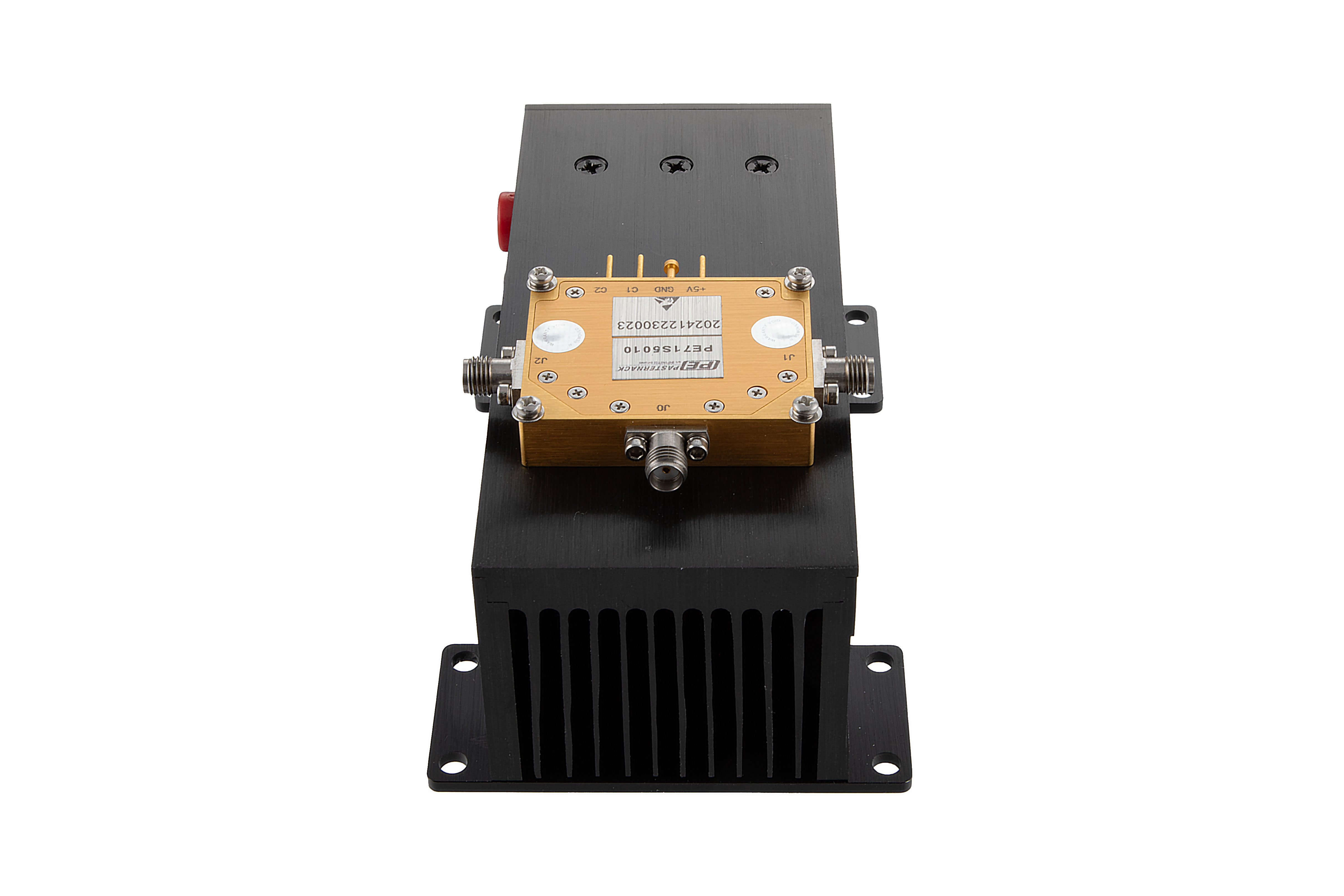 Reflective SPDT PIN Diode Switch Operating From 30 MHz to 3.5 GHz Up to 100 Watt (+50 dBm) and Field Replaceable SMA with Heatsink