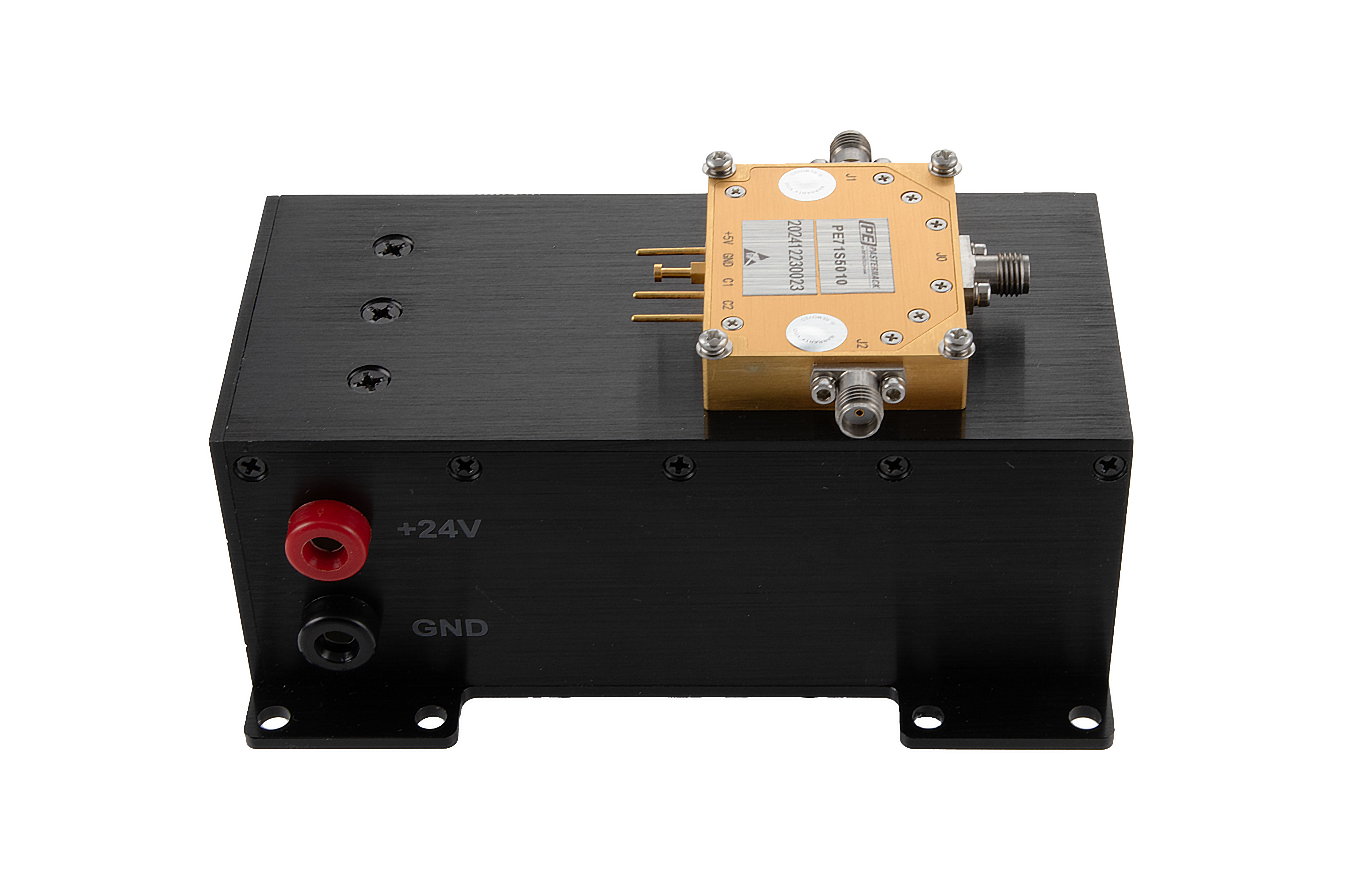 Reflective SPDT PIN Diode Switch Operating From 30 MHz to 3.5 GHz Up to 100 Watt (+50 dBm) and Field Replaceable SMA with Heatsink