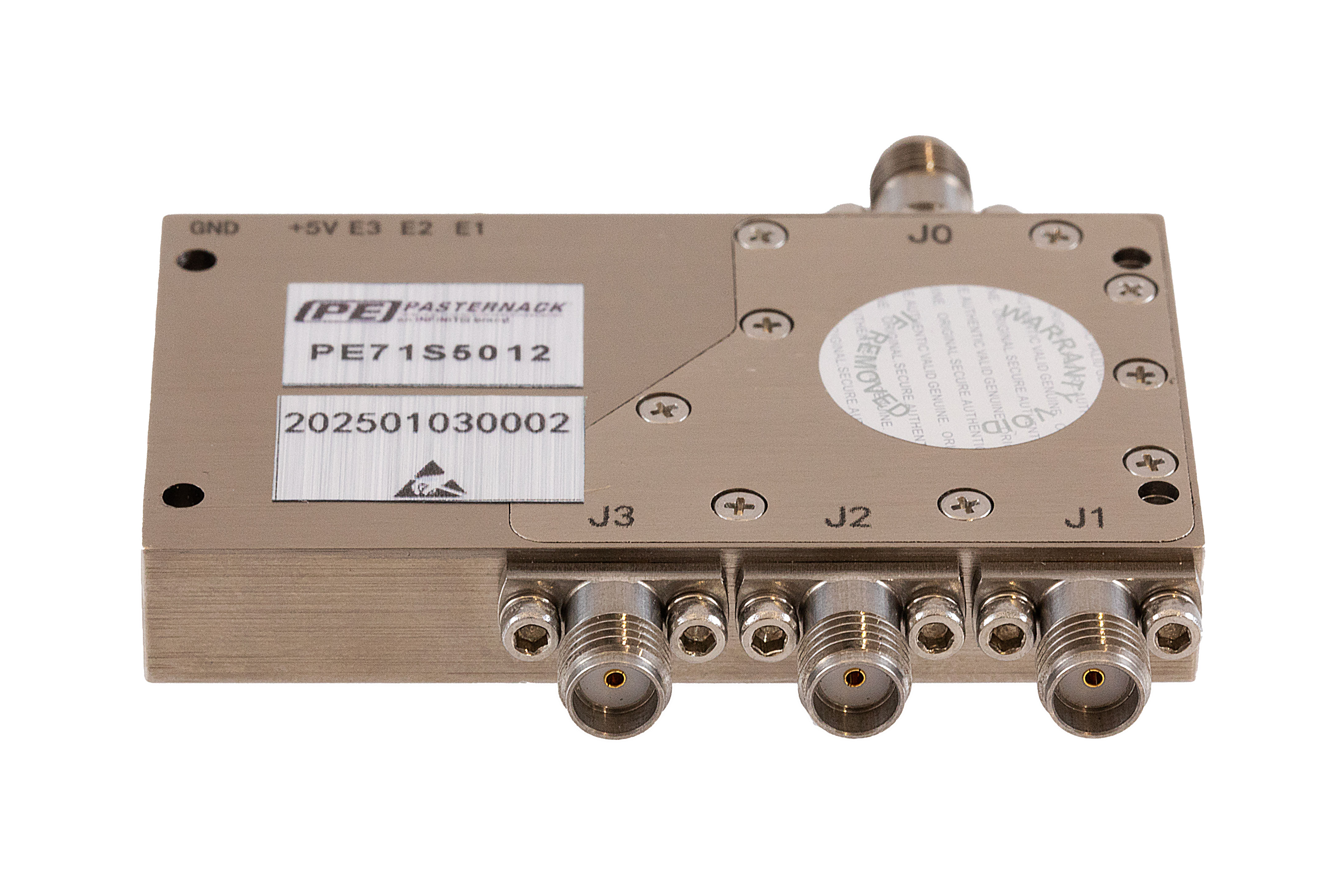 Reflective SP3T PIN Diode Switch Operating From 10 MHz to 6 GHz Up to 40 Watt (+46 dBm) and Field Replaceable SMA