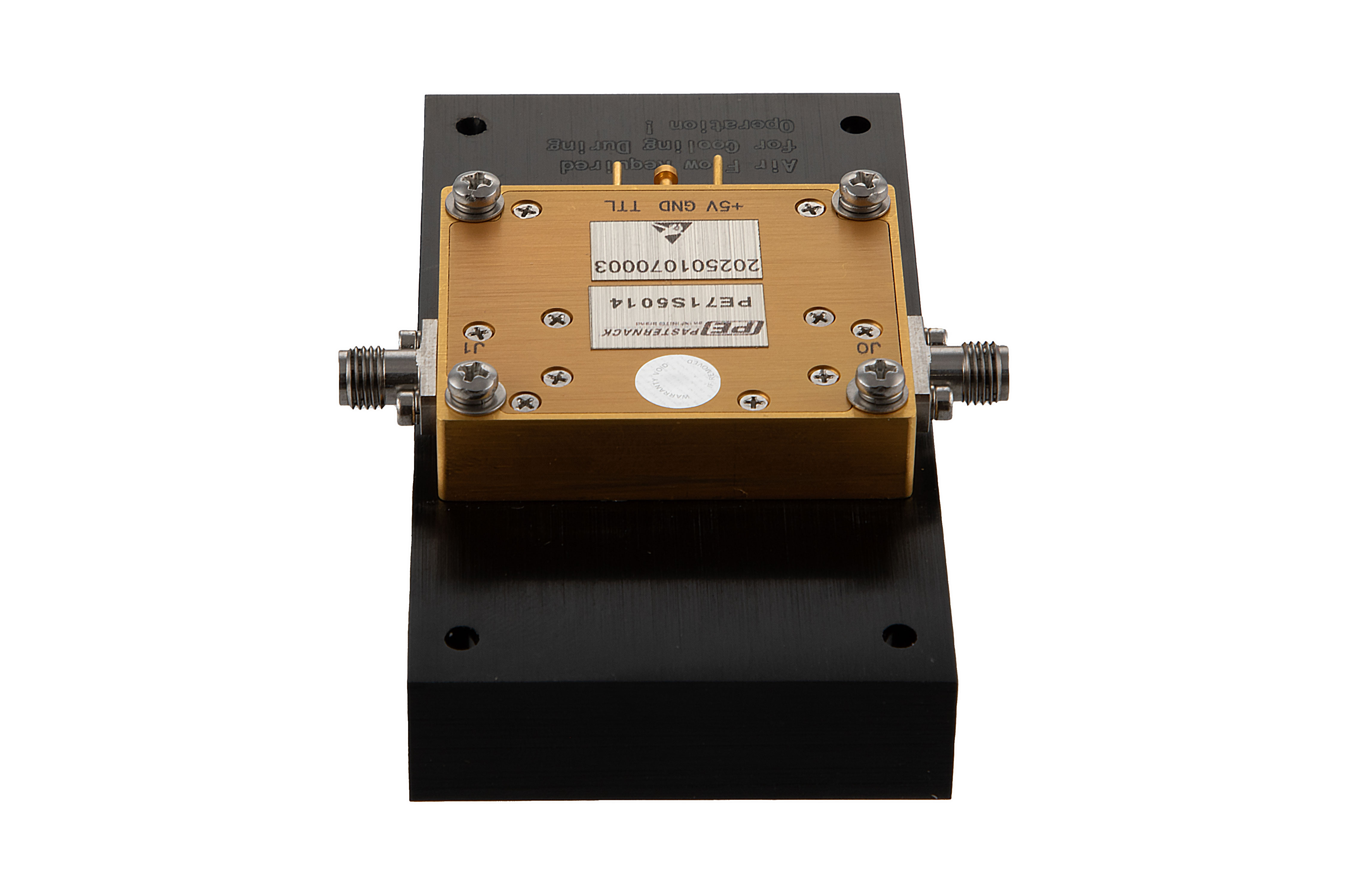 Reflective SPST PIN Diode Switch Operating From 1 GHz to 18 GHz Up to 20 Watt (+43 dBm) and Field Replaceable SMA with Heatsink
