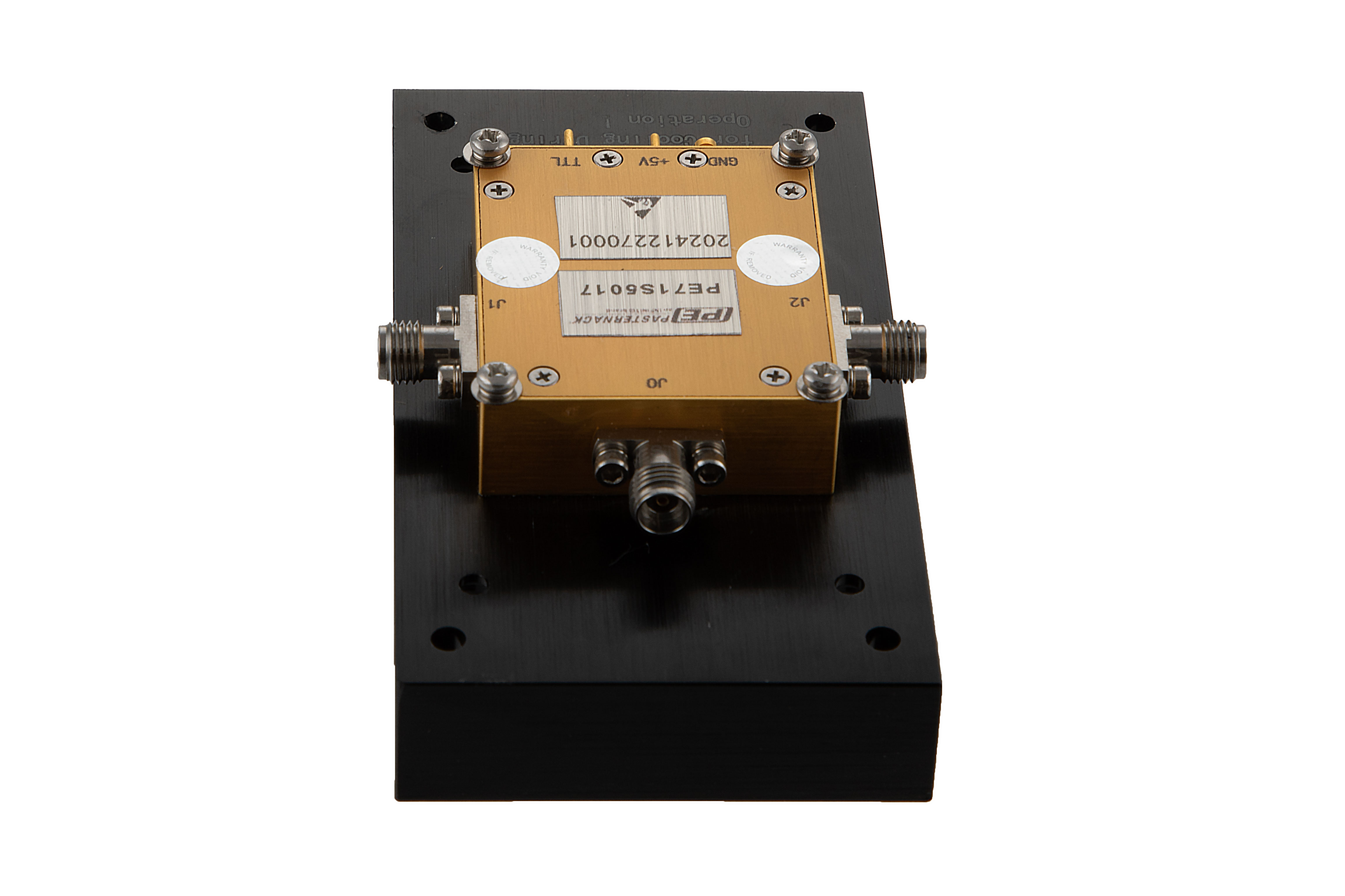 Reflective SPDT PIN Diode Switch Operating From 26 GHz to 40 GHz Up to 16 Watt (+42 dBm) and Field Replaceable 2.92mm with Heatsink