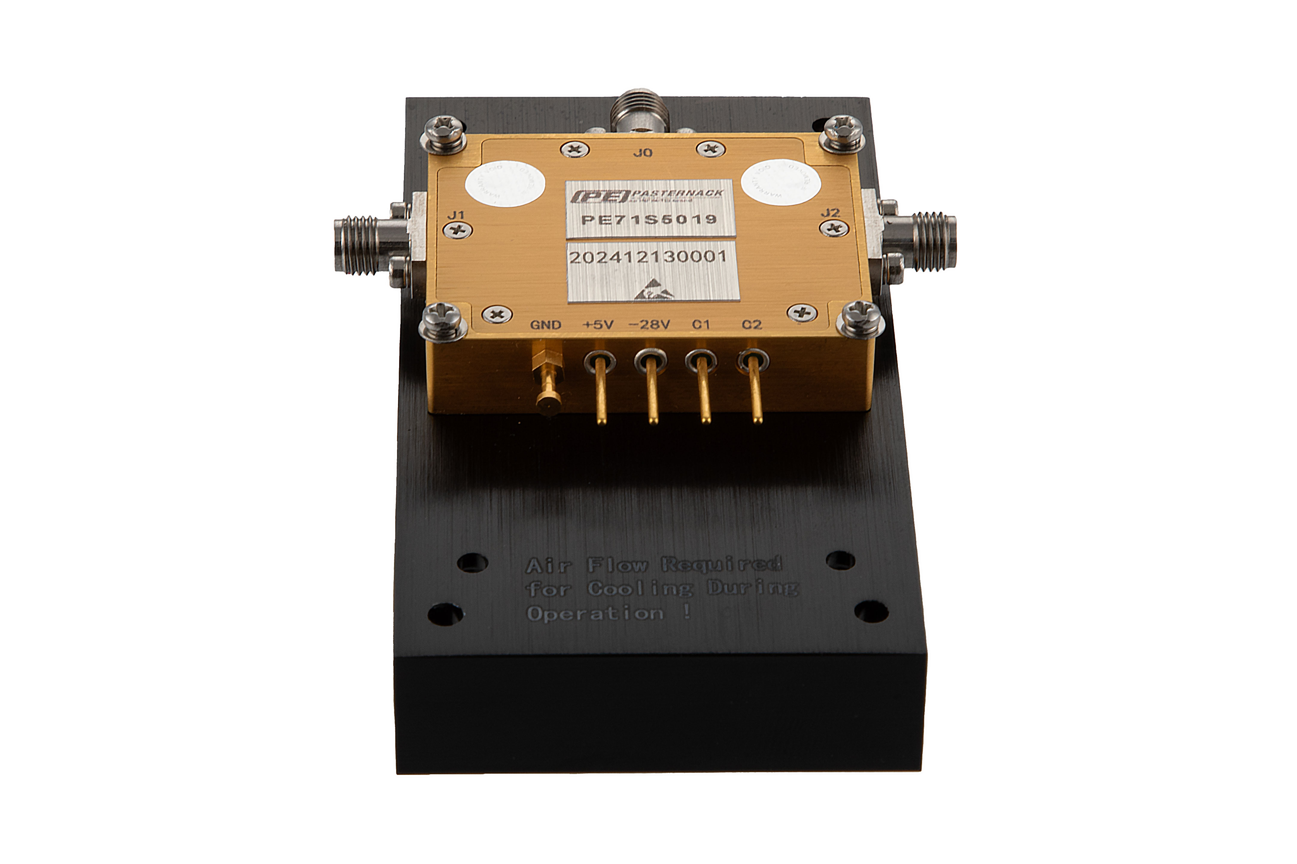Reflective SPDT PIN Diode Switch Operating From 20 MHz to 500 MHz Up to 100 Watt (+50 dBm) and Field Replaceable SMA with Heatsink