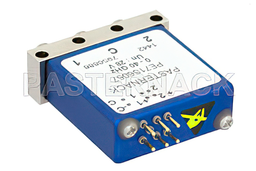 SPDT Electromechanical Relay Latching Switch, DC to 40 GHz, up to 80W, 28V Indicators, Self Cut Off, 2.92mm
