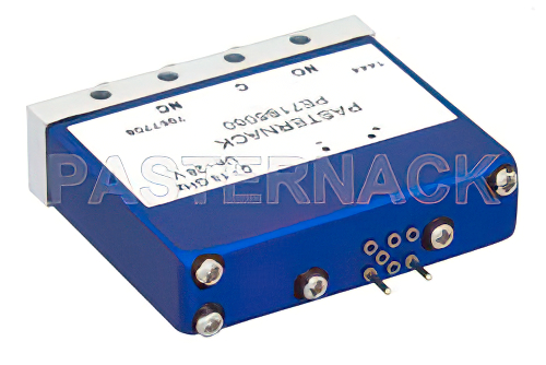 SPDT Electromechanical Relay Failsafe Switch, Terminated, DC to 18 GHz, up to 240W, 28V, SMA