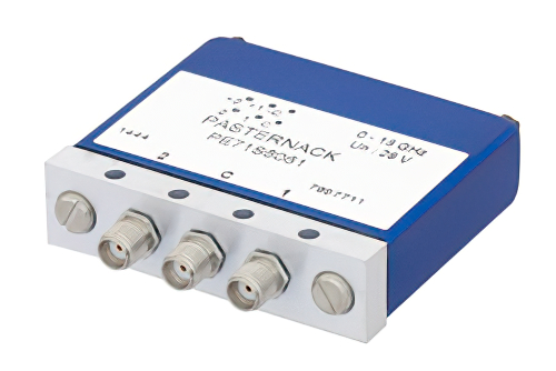 SPDT Electromechanical Relay Latching Switch, Terminated, DC to 18 GHz, up to 240W, 28V, Indicators, SMA