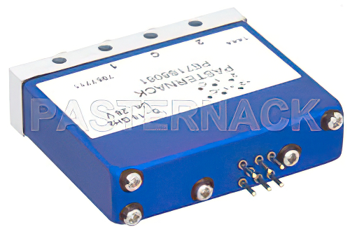 SPDT Electromechanical Relay Latching Switch, Terminated, DC to 18 GHz, up to 240W, 28V, Indicators, SMA