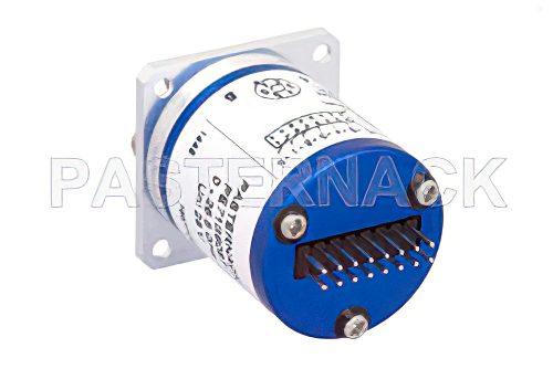 SP6T Electromechanical Relay Latching Switch, DC to 26.5 GHz, up to 250W, 28V Global Reset, SMA