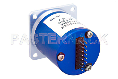 SP6T Electromechanical Relay Normally Open Switch, DC to 26.5 GHz, up to 250W, 28V TTL, SMA