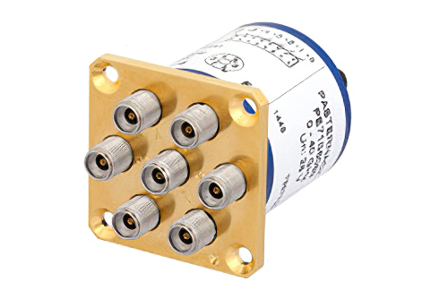 SP6T Electromechanical Relay Latching Switch, DC to 40 GHz, up to 35W, 28V Global Reset, 2.92mm