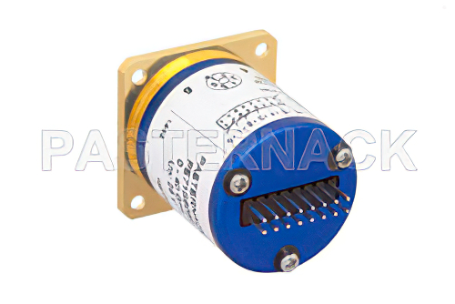 SP6T Electromechanical Relay Latching Switch, DC to 40 GHz, up to 35W, 28V Global Reset, 2.92mm