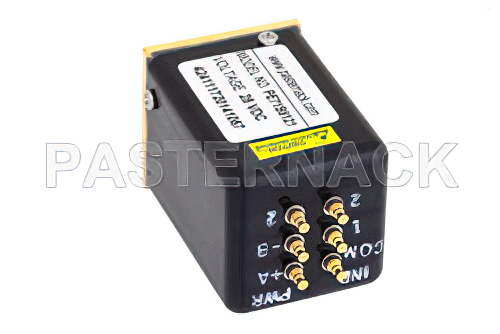 Transfer Electromechanical Relay Failsafe Switch, DC to 40 GHz, 5W, 28V Indicators, TTL, Diodes, 2.92mm