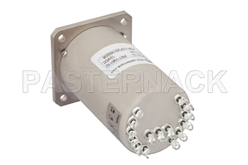 SP6T Electromechanical Relay Normally Open Switch, DC to 22 GHz, 20W, 12V, Indicators, TTL, Diodes, SMA