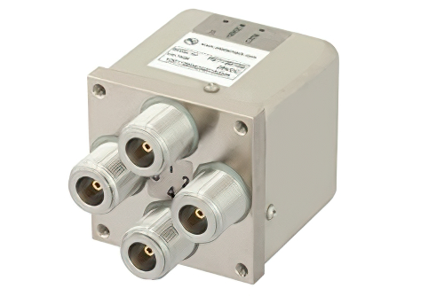 Transfer Electromechanical Relay Failsafe Switch, DC to 12.4 GHz, 50W, 28V Indicators, TTL, Diodes, N