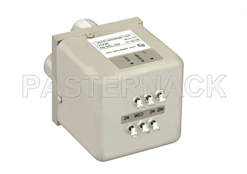 Transfer Electromechanical Relay Failsafe Switch, DC to 12.4 GHz, 50W, 28V Indicators, TTL, Diodes, N