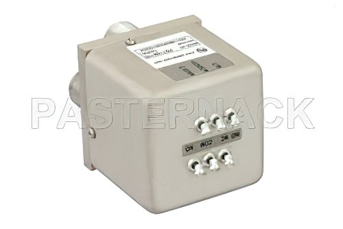 Transfer Electromechanical Relay Failsafe Switch, DC to 12.4 GHz, 160W, 12V Indicators, TTL, Diodes, N