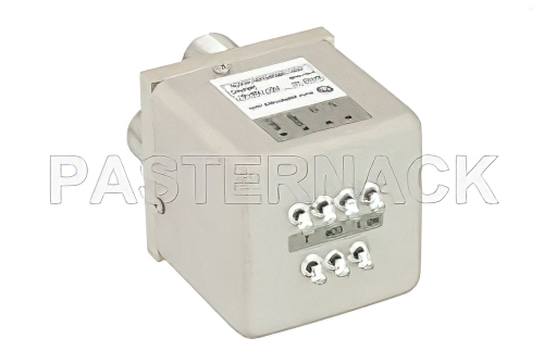 Transfer Electromechanical Relay Latching Switch, DC to 12.4 GHz, 160W, 28V Indicators, TTL, Self Cut Off, Diodes, N