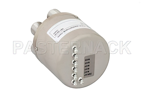 SP6T Electromechanical Relay Normally Open Switch, DC to 10 GHz, 160W, 12V, N
