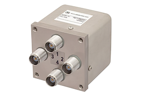 Transfer Electromechanical Relay Failsafe Switch, DC to 12.4 GHz, 50W, 12V, TNC