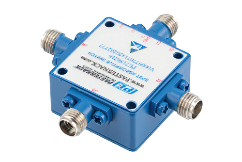 Absorptive SP3T PIN Diode Switch Operating From 500 MHz to 40 GHz Up to 0.1 Watts (+20 dBm) and Field Replaceable 2.92mm