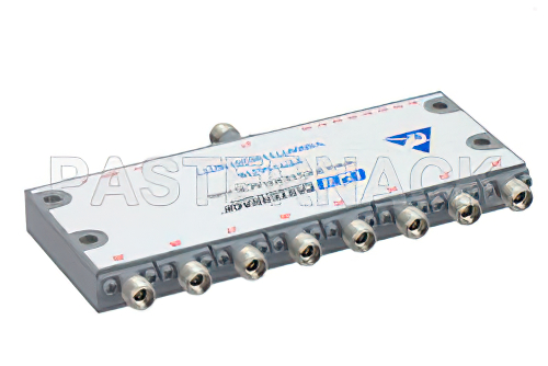 Absorptive SP8T PIN Diode Switch Operating From 500 MHz to 40 GHz Up to 0.1 Watts (+20 dBm) and Field Replaceable 2.92mm