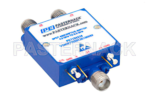 Absorptive SPDT PIN Diode Switch Operating From 4 GHz to 8 GHz Up to 0.1 Watts (+20 dBm) and Field Replaceable SMA