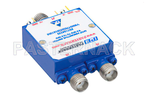 Absorptive SPDT PIN Diode Switch Operating From 8 GHz to 12 GHz Up to 0.1 Watts (+20 dBm) and Field Replaceable SMA