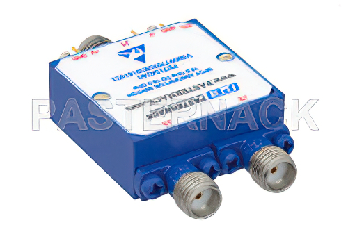 Absorptive SPDT PIN Diode Switch Operating From 12 GHz to 18 GHz Up to 0.1 Watts (+20 dBm) and Field Replaceable SMA
