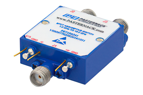 Absorptive SPDT PIN Diode Switch Operating From 1 GHz to 18 GHz Up to 0.1 Watts (+20 dBm) and Field Replaceable SMA