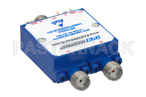 Absorptive SPDT PIN Diode Switch Operating From 1 GHz to 18 GHz Up to 0.1 Watts (+20 dBm) and Field Replaceable SMA