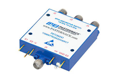 SP3T PIN Diode Switch Operating From 1 GHz to 2 GHz Up to +20 dBm and SMA