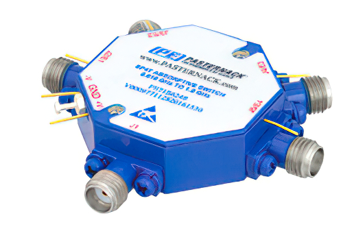 Absorptive SP4T PIN Diode Switch Operating From 10 MHz to 1,000 MHz Up to 0.1 Watts (+20 dBm) and Field Replaceable SMA