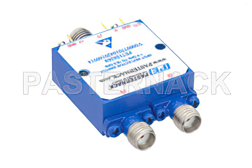 SPDT PIN Diode Switch Operating From 1 GHz to 18 GHz Up to 0.1 Watts (+20 dBm) and Field Replaceable SMA