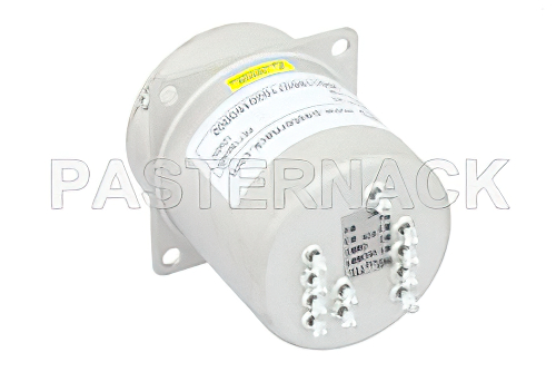 SP4T Electromechanical Relay Normally Open Switch, Terminated, DC to 22 GHz, 20W, 12V, Indicators, TTL, Diodes, SMA