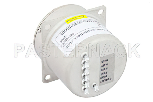 SP6T Electromechanical Relay Normally Open Switch, Terminated, DC to 22 GHz, 20W, 12V, SMA