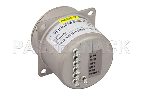SP6T Electromechanical Relay Normally Open Switch, Terminated, DC to 22 GHz, 20W, 28V, SMA