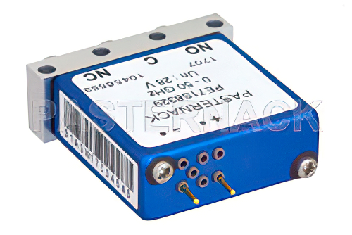 SPDT Electromechanical Relay Failsafe Switch, DC to 50 GHz, up to 80W, 28V, 2.4mm
