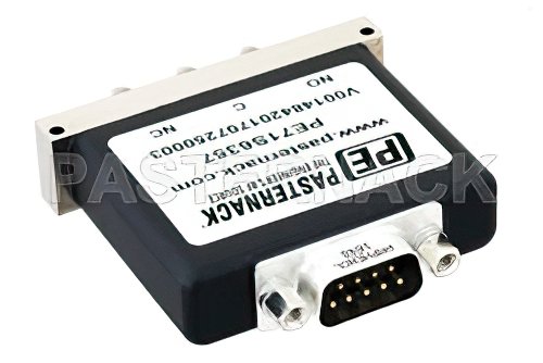 SPDT Electromechanical Relay Failsafe Switch, Terminated, DC to 26.5 GHz, up to 90W, 28V, SMA
