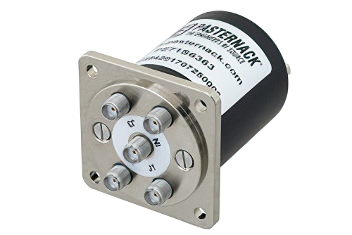 SP4T Electromechanical Relay Normally Open Switch, DC to 18 GHz, up to 90W, 12V, SMA