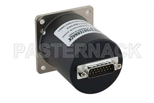 SP4T Electromechanical Relay Latching Switch, Terminated, DC to 18 GHz, up to 90W, 12V, SMA