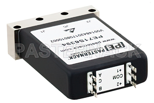 SPDT Electromechanical Relay Latching Switch, DC to 18 GHz, up to 90W, 12V, Self Cut Off, Indicators, SMA