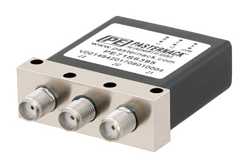 SPDT Electromechanical Relay Latching Switch, DC to 18 GHz, up to 90W, 28V, Indicators, SMA