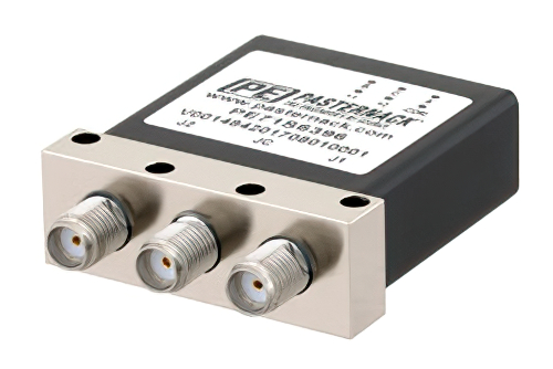 SPDT Electromechanical Relay Latching Switch, DC to 18 GHz, up to 90W, 12V, Indicators, SMA
