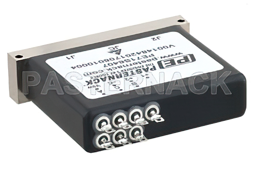 SPDT Electromechanical Relay Latching Switch, Terminated, DC to 18 GHz, up to 90W, 28V, Indicators, TTL, SMA