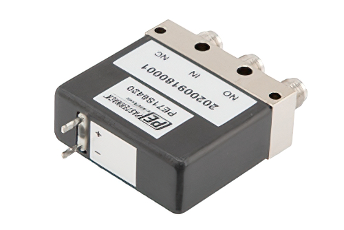 SPDT Failsafe DC to 26.5 GHz Electro-Mechanical Relay Switch, 90W, 12V, SMA