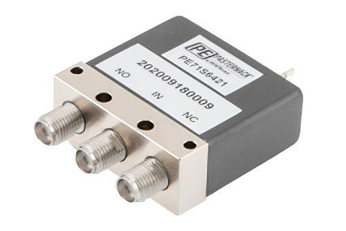 SPDT Failsafe DC to 26.5 GHz Electro-Mechanical Relay Switch, Up To 90W, 28V, 2M Lifecycles, SMA